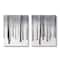 Stupell Industries Winter Snow Tree Forest Haze Eerie Cold Canvas Wall Art